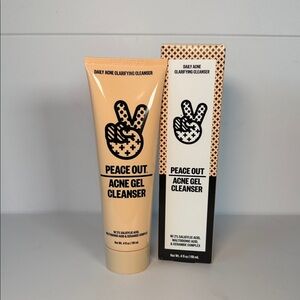 Peace out acne gel cleanser NEW